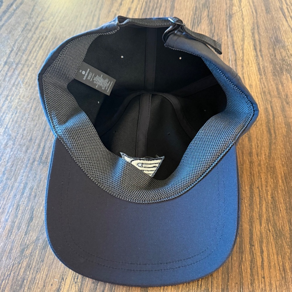 Lululemon B-Spoke Ball Cap Black Hat Adjustable Strap Athletic Running OS - Picture 5 of 5